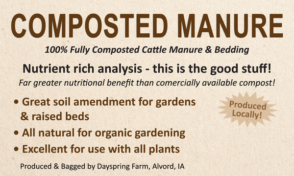 Dayspring Farm Composted Manure